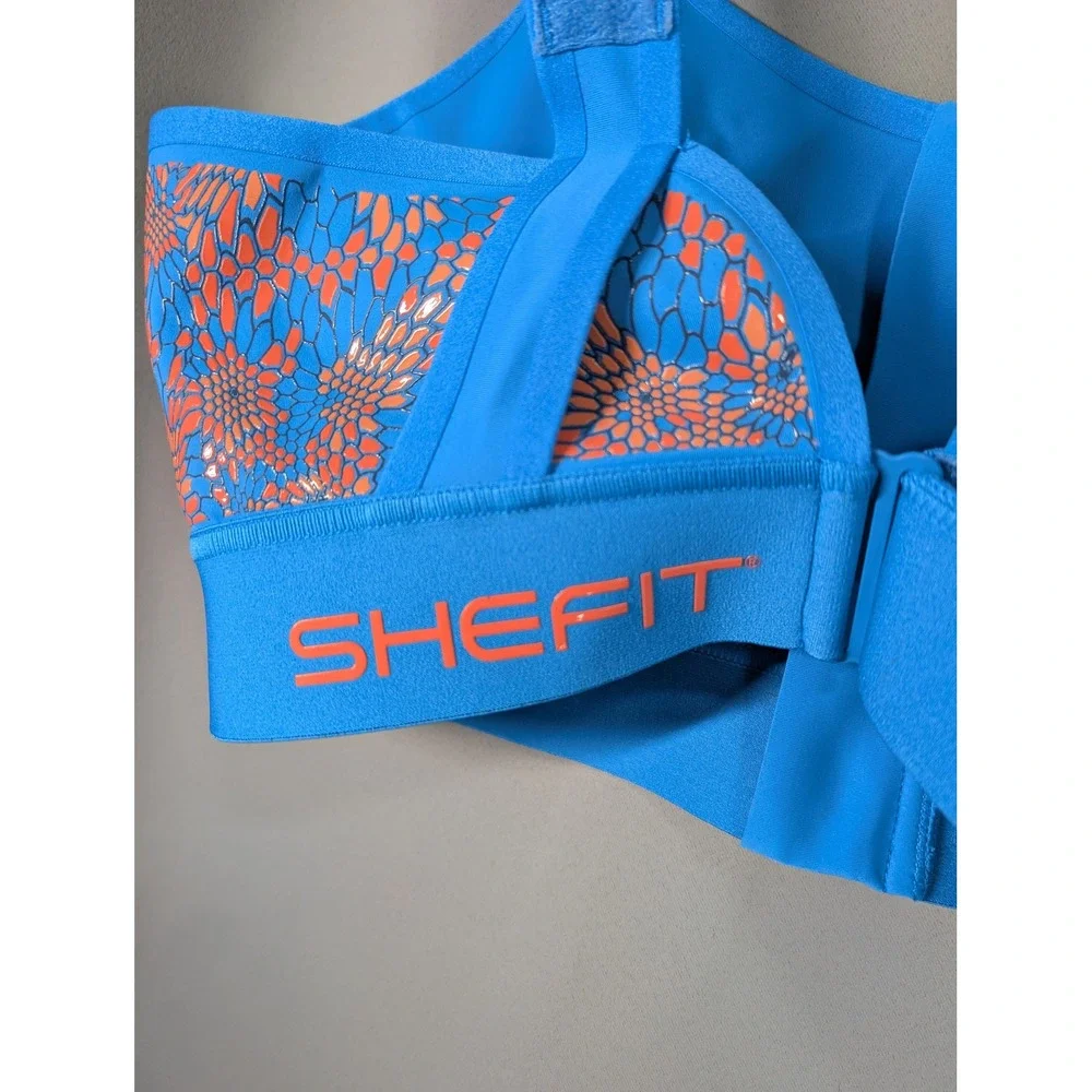 Shefit Flex Sports Bra Size 3Luxe Blue Kryptek Camo High Impact Front Zip